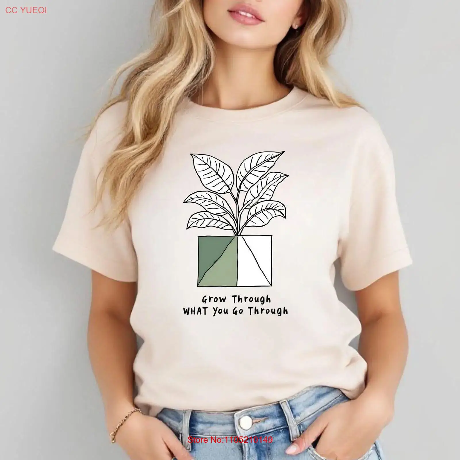 Plant Parent Quotes - Minimalist Plant Parent T Shirt Grow