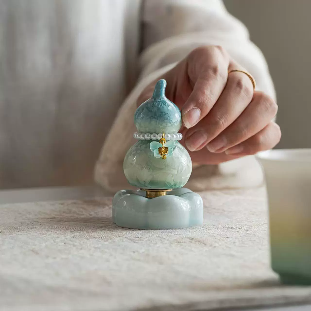Adorable Rotating Lucky Gourd  - Plant Parent Gifts avis et prix