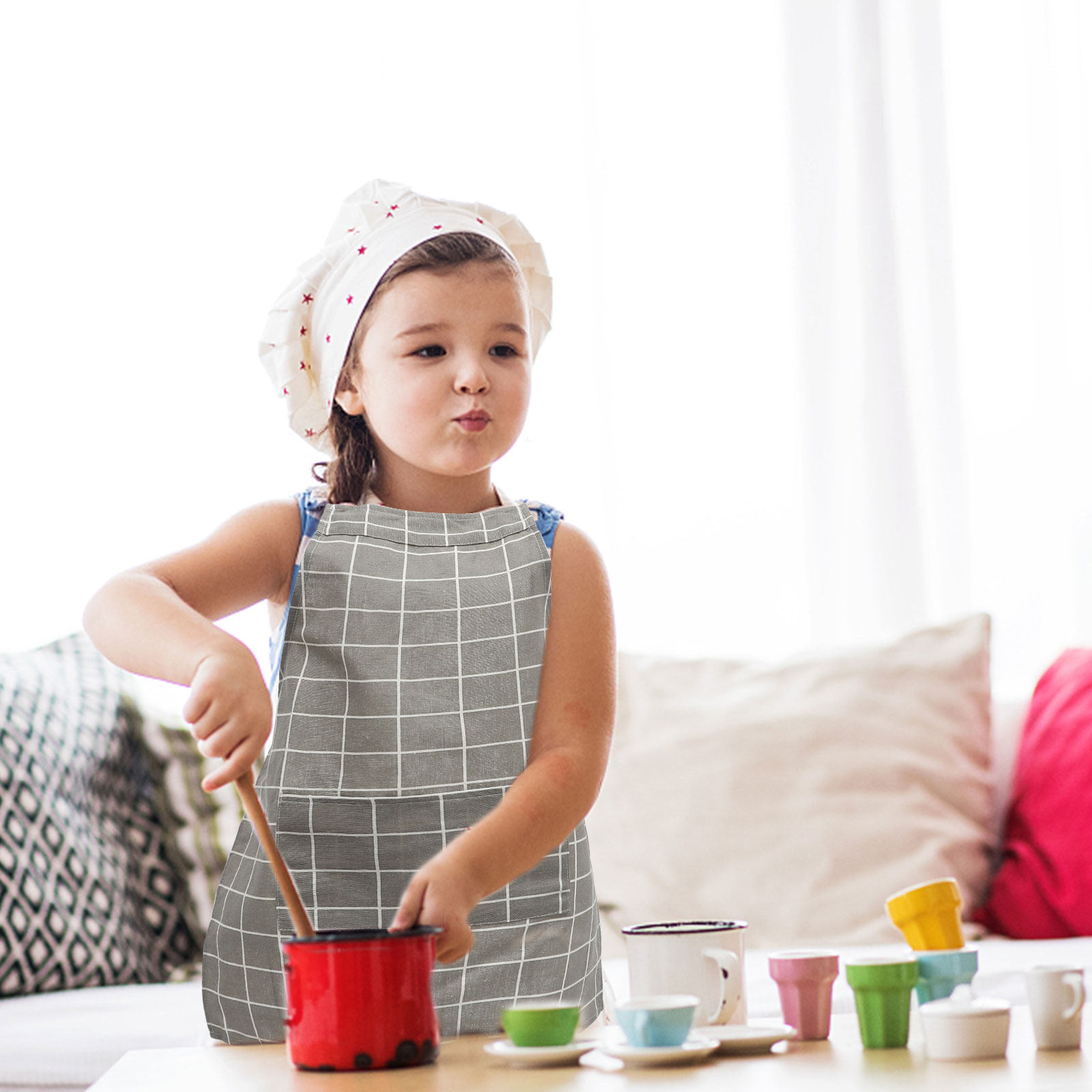 2Pcs Parent- Aprons Cotton Coo - Plant Parental avis et prix