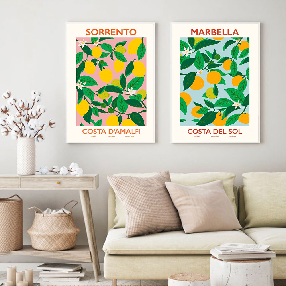 Fruit Lemon Orange Prints Post - Plant Jackfruit avis et prix