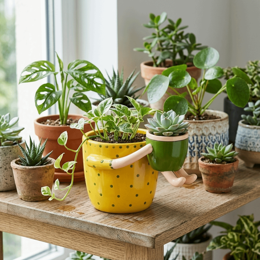 Resin Parent-child Flowerpot F - Plant Parental avis et prix