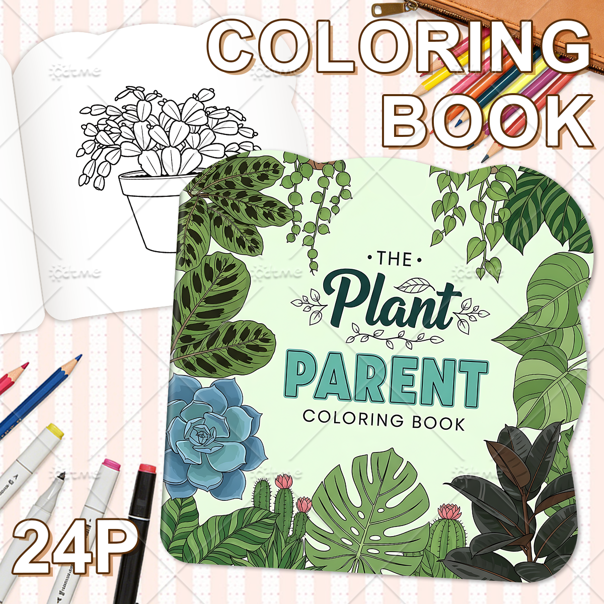 THE Plant PARENTE Coloring Boo - Plant Parental avis et prix